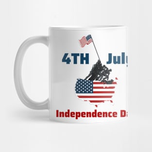 USA Forth of July Independence Day Mug